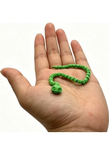 Hareketli Eklem Yapılı Esnek Yılan Yüzük Ve Fidget Oyuncak