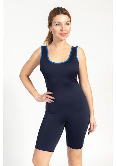 Kadın 768 Uzun Şortlu Yüzücü Mayo Lacivert-lacivert 37159 - 1 Lacivert Kadın 768 Uzun Şortlu Yüzücü Mayo Lacivert-lacivert 37159 - 1 Lacivert