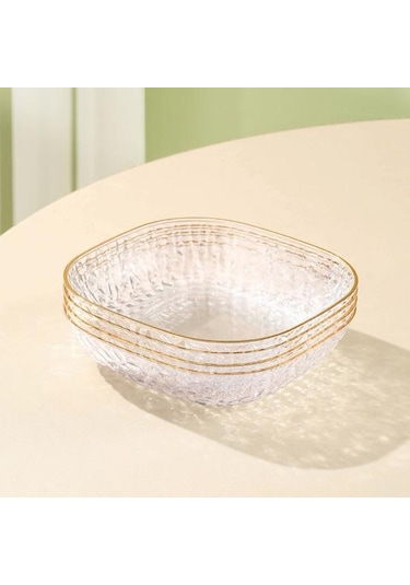 Mavi Tükürük Kemik Çanak Çok Fonksiyonlu Kalınlaşmış Taban Işık Lüks Stil Yarı Saydam Depolama Plakası Ev Gereçleri