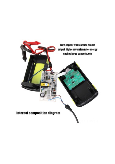 Tenfowee 12v 6a Akıllı Motor Ve Araç Şarj Cihazı: Kurşun Asit Akü Tamir Özellikli, Hızlı Şarj, Çoklu Koruma, Sarı Renk