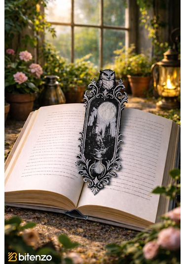 Baykuş Ve Şato Temalı Kitap Ayracı