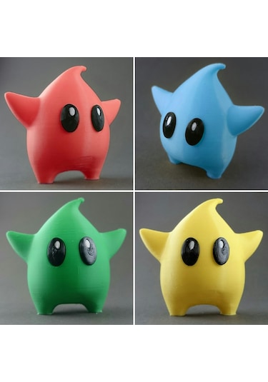 4'lü Süper Mario Luma Figürleri Lumalee Figür