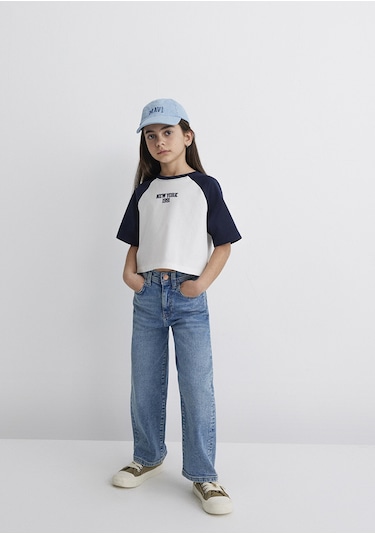 Çocuk Mavi - Azra 90lar Indigo Mavisi Jean Pantolon 7010510-88228 Mavi