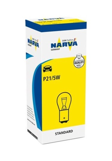 Narva Ampul 12V 21 5W 1016 P21 5W 10 Adet