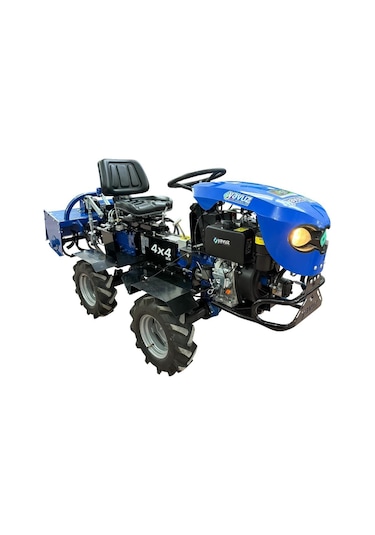 Yavuz Y600SX Pro 188FE 12 HP Dizel Marşlı 4x4 Mini Traktör