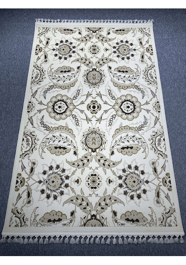 Tiffany Halı Sentez 7004 AV 150x230 Krem Kahve 4 M2 İnce Halı !