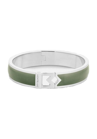 Montblanc Çelik Bileklik M Logolu 133122 Yeşil