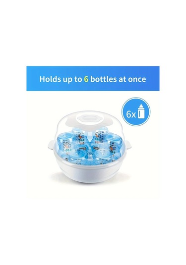 Xuweiwei Beyaz Bottle Mikrodalga Buhar Sterilizatörü Dezenfeksiyon Kutusu Hediye Halloween Noel Şükran Günü