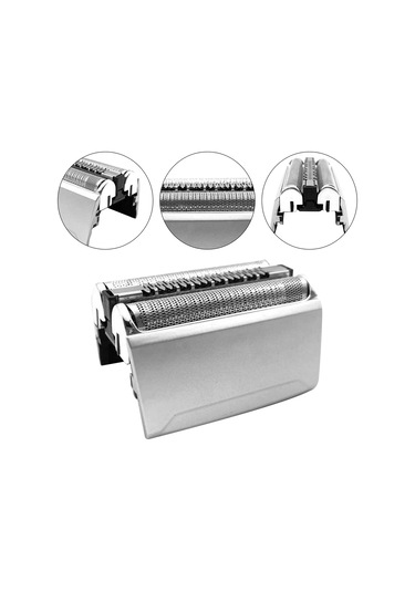 Geeksen Razor 52s Elektrikli Tıraş Makineleri Yedek Başlıkları Tıraş Folyosu Parçaları Braun 5 Serisi İçin Yedek