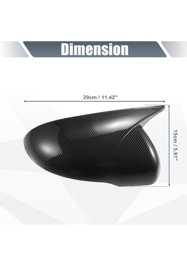 Xiaaokeji Kia Sorento 2016-2019 Araba Dikiz Aynası Kapağı Karbon Fiber