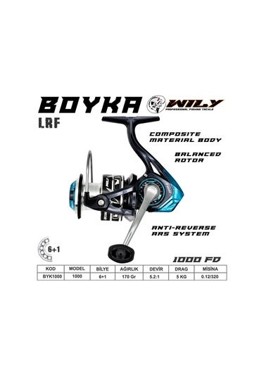 Wily Boyka 1000 Olta Makinası 6+1 Bb