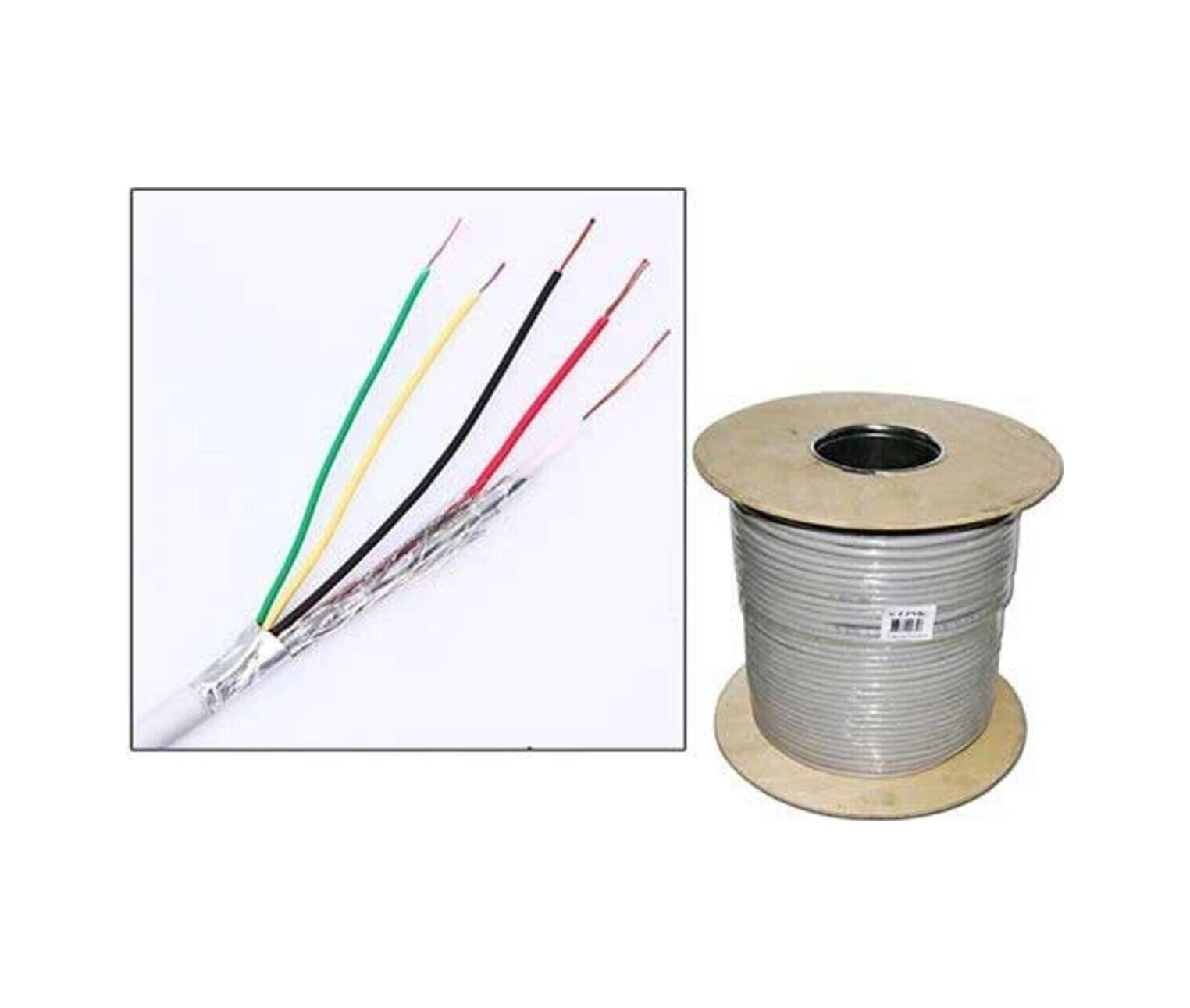 2+1 500mt Bakır Cctv Kablosu 2x0,22x0,33-100407