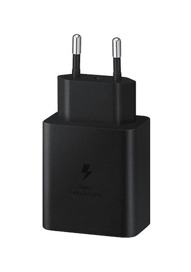 Samsung Uyumlu 45W Type-C Süper Hızlı Şarj Cihazı Siyah