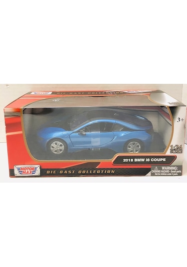 1:24 Ölçekli Bmw İ8 Coupe 2018 Döküm Model Araç