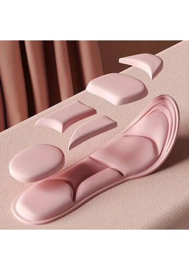 Fochsia Pembe 35-36 5d Yumuşak Tabanlı Spor Ayakkabı Astarı Koşu Rahat Nefes Alabilir Yorgunluk Önleyici