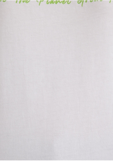 Mavi - Doğa Dostu Make The Planet Great Again Baskılı Tişört 16 Beyaz