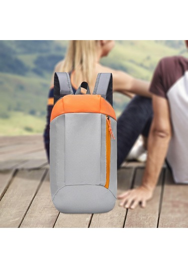Suntek Erkekler Kadınlar İçin Su Geçirmez Seyahat Sırt Turuncu Gri