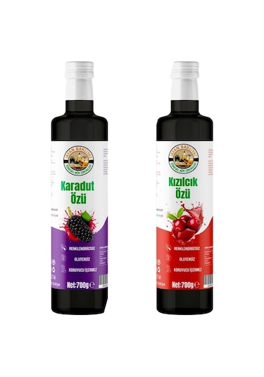 Karadut Özü 700 Gr Kızılcık Özü 700 Gr Diğer