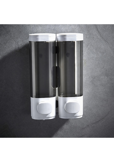 Suntek Manuel El Sabun Dispenseri Şampuan Ve Saç Çift-beyaz-600ml Çift Beyaz 600ml Diğer