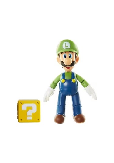 Süper Mario Luigi Ve Blok Figürü