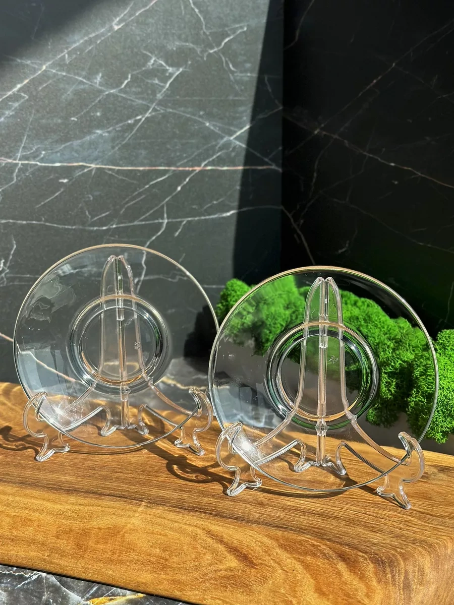 Tocka Posudy Çay Ve Kahve Bardakları, 2'li Armadillo Fincan Takımı, Tabak Aksesuarlı 77245727 Kahverengi-gri