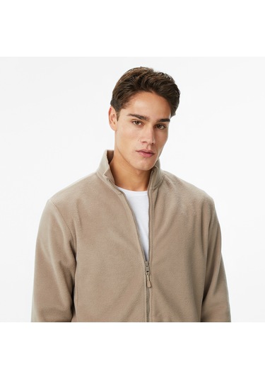 Nautica Erkek Kahverengi Regular Fit Sweatshirt Düz K57052t Kahverengi