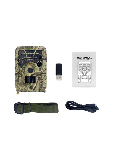 Moveevo Pr-300a Av Kamera, 12mp Hd, 46 Adet Ir Led, Gece Görüşü, Hareket Tetiklemeli, Usb 2.0, Ip56 Su Geçirmez Pil Dahil Değil Çok Renkli