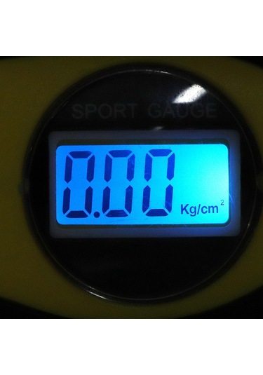 Yaleker Araba Lastik Basınç Ölçer, Led Ekranlı Dijital Tester, 4 Birim Değiştirilebilir, Abs Malzeme, Gece Görünürlüğü İçin Mavi Floresan