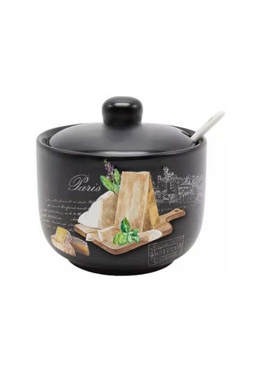 Prıma Collectıon Dolomayttan Siyah Trüf Şekerlik, 450 Ml Çatal 193662192 Siyah