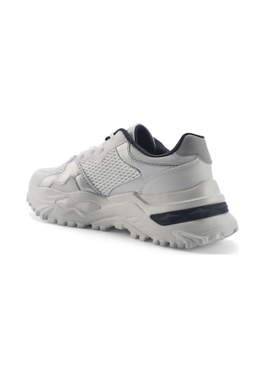 Lumberjack Chuke 5fx Beyaz Kadın Sneaker Beyaz-gumus-lacı Çok Renkli