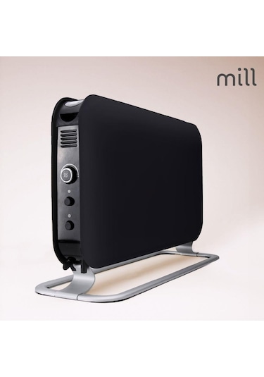Mill Elektrikli Taşınabilir Panel Isıtıcı 2000w Siyah