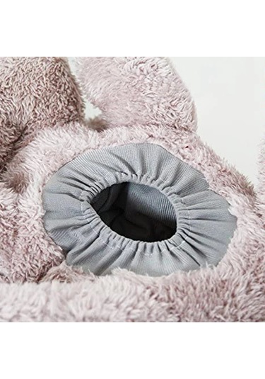 Peluş Oyuncak Köpek Doku Tutucu Karikatür Doku Klozet Kapağı Açık Kahverengi