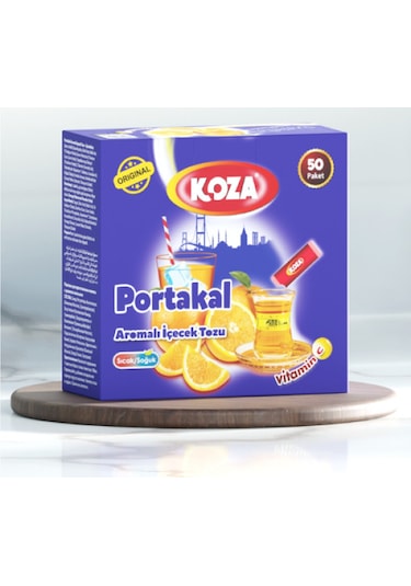 Koza Tek İçimlik Portakal Aromalı Toz İçecek 50'li Diğer