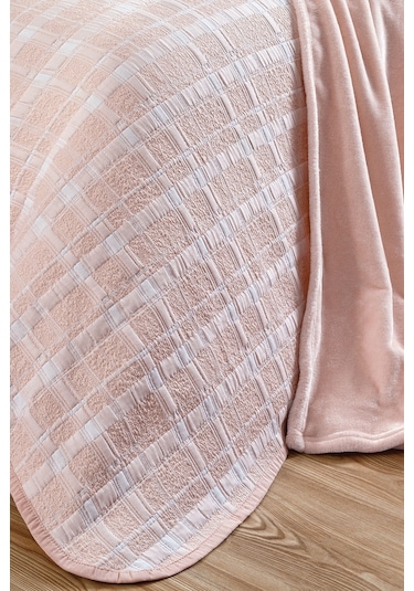 Puffy Meona Tek Kişilik 6 Parça Endless Set - Pembe