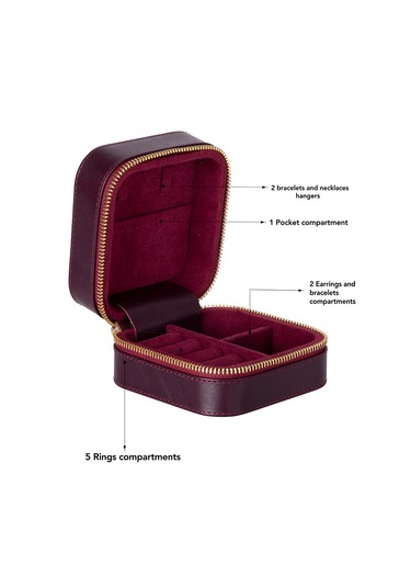 Kate Deri Mücevher Kutusu, Orta Boy Bordo