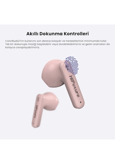 HiFuture ColorBuds2 BT5.3 TWS IPX5 Mikrofonlu Kablosuz Kulaklık