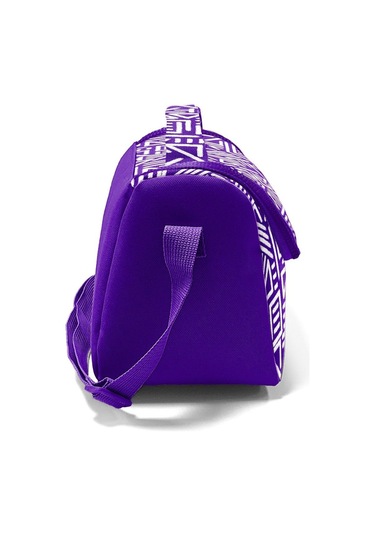 Coral High Kız Çocuk Termoslu Beslenme Çantası - Mor Beyaz Geometrik Şekiller, Kız Çocuk Mor - Beyaz