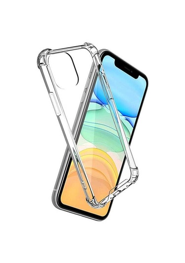 Apple iPhone Uyumlu 14 Kılıf Zore Nitro Anti Shock Silikon Renksiz