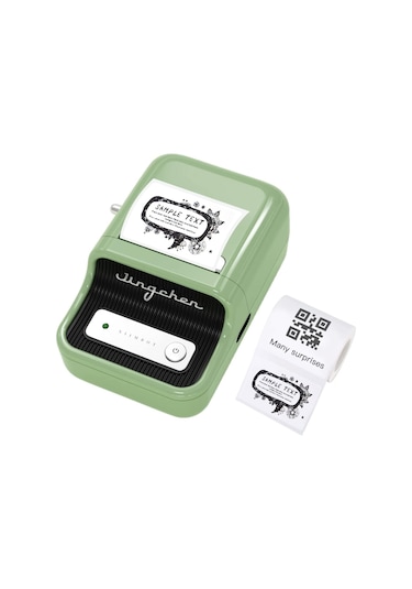 Niimbot B21S Bluetooth Taşınabilir Termal Etiket Yazıcı Yeşil
