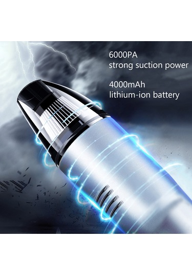 Yifomall "120w Güçlü Taşınabilir El Süpürgesi - 6000pa Emiş Gücü İle Toz, Kırıntı Ve Evcil Hayvan Tüylerini Temizler"