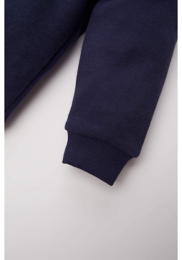 DeFacto Erkek Bebek 2'li Takım Dik Yaka Fermuarlı Sweatshirt Beli Lastikli Alt A8288A524WNBG710 Bej DeFacto Erkek Bebek 2'li Takım Dik Yaka Fermuarlı Sweatshirt Beli Lastikli Alt A8288A524WNBG710 Bej