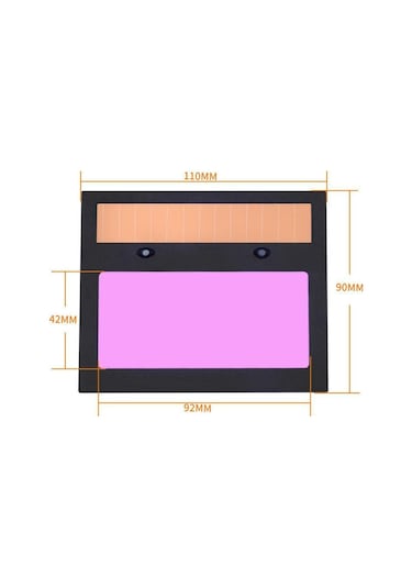 Güneş Otomatik Kararan Gölgeleme Kaynak Filtresi Lens Kaynakçı Koruyucu Dişli Kapağı