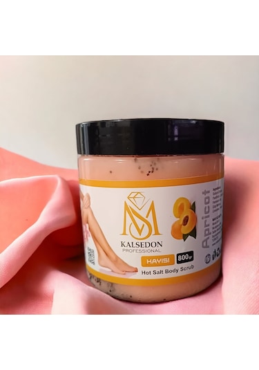 Ms Kalsedon Professoinal Kayısı Aromalı Vücut Peeling 800 G