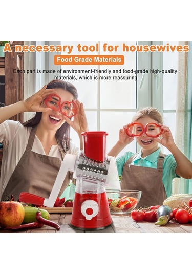 Meyveler, Sebzeler Ve Daha Fazlası İçin Elle Çalıştırılan Sebze Kesici, Ev Mutfak Aletleri, Çok İşlevli Rende Fyn10 Diğer