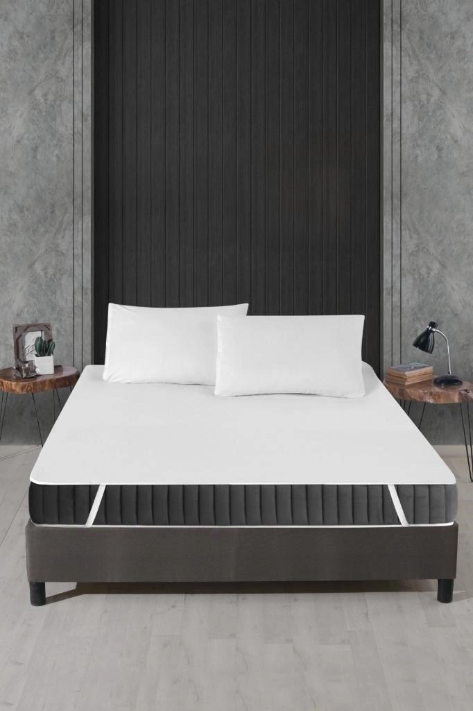 Alez Pamuklu Dört Köşe Lastik Yatak Koruyucu 160 200 Cm Diğer