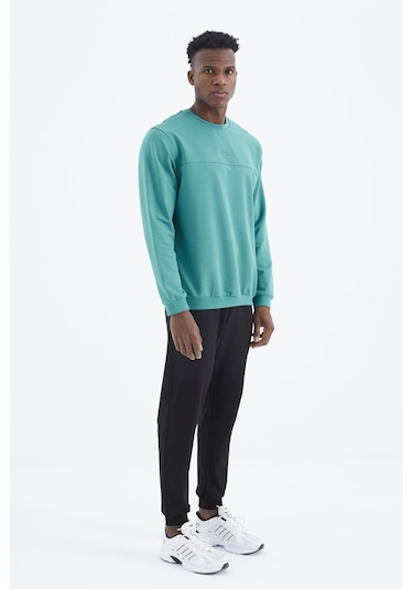 Tommy Life Keith Deniz Yeşili - Siyah Basic Erkek Eşofman Takım - 85231 Yeşil - Siyah