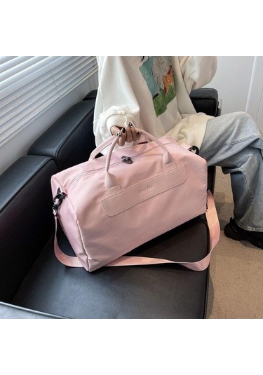 Novahub Islak/kuru Ayırma Seyahat Çantası, Spor Çantası, Kısa Mesafe Seyahat, Büyük Kapasiteli, Hafif Gri, El Bagajı, Polyester Gri