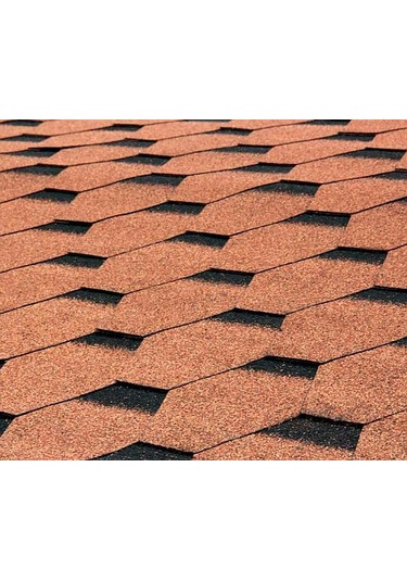 Unotech Shingle Petek Kırmızı (Altıgen)