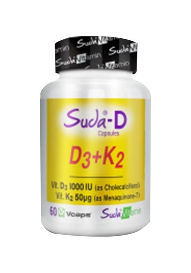 Suda Vitamin Suda-D Vitamin D3 K2 60 Veggy Kapsül