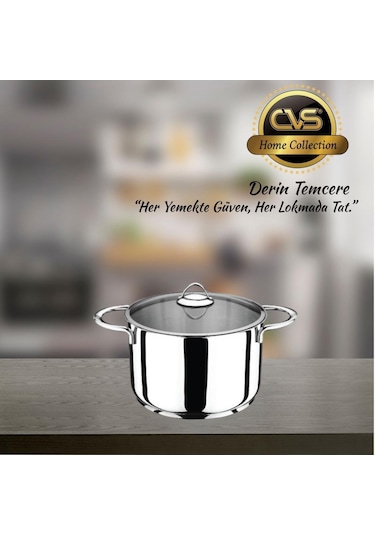 Cvs Dn 20047 Elit Platin Kulp 18 Cm Derin Tencere Metal